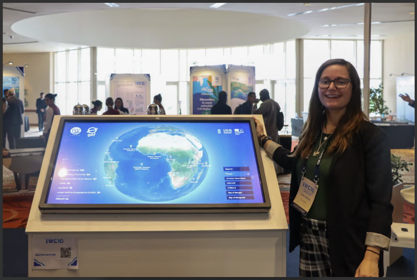 Interactive globe interface
