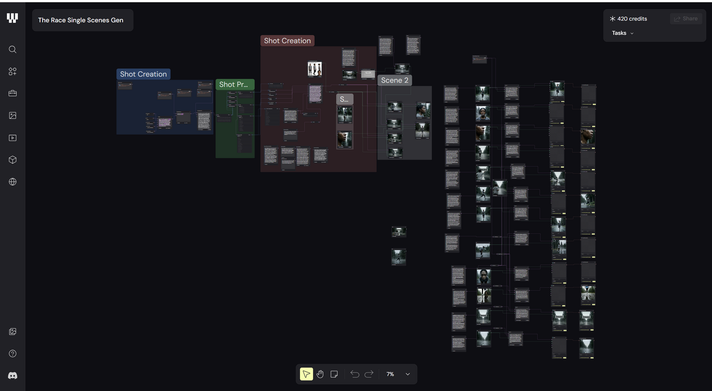 AI video frame