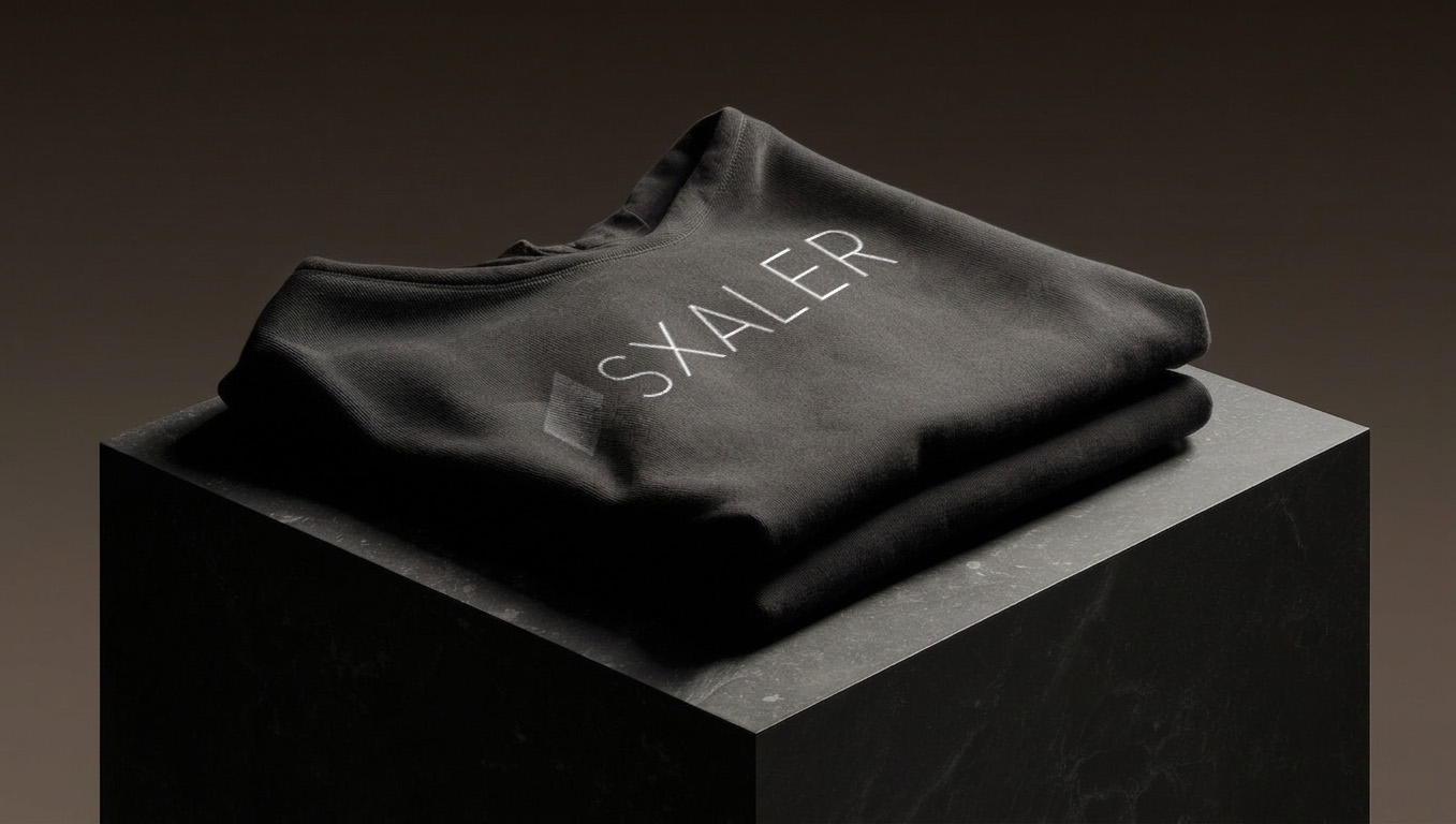 Sxaler brand guidelines spread