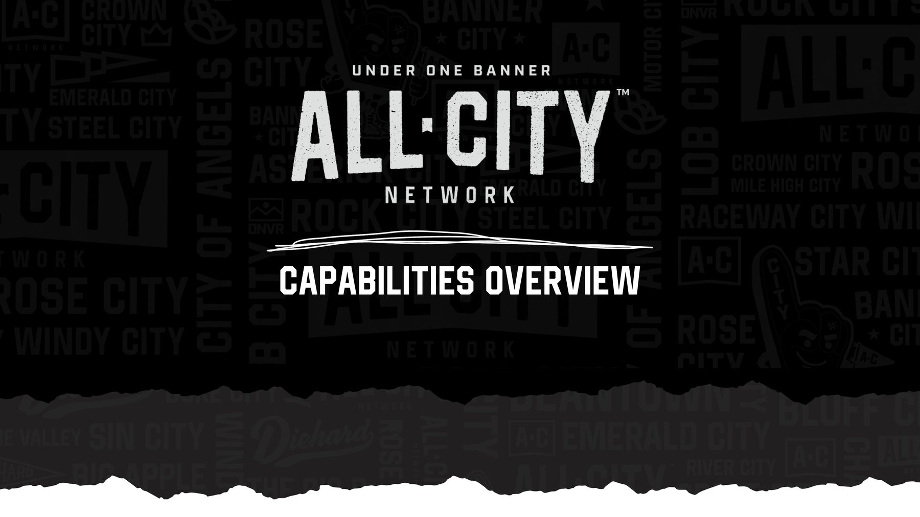 ALLCITY Network capabilities deck cover