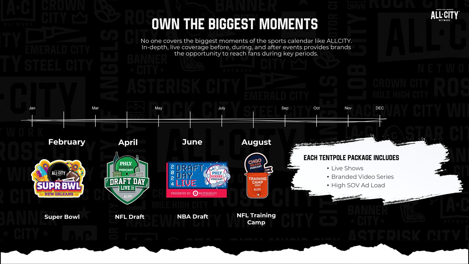 Own the biggest moments