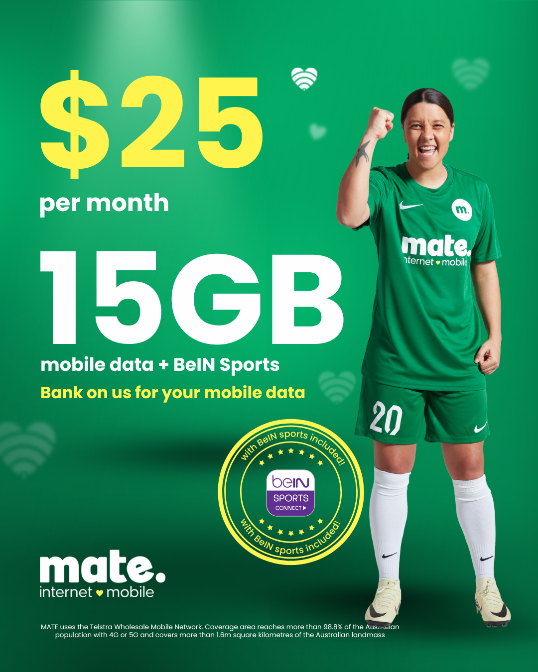 Mate original creative with Sam Kerr